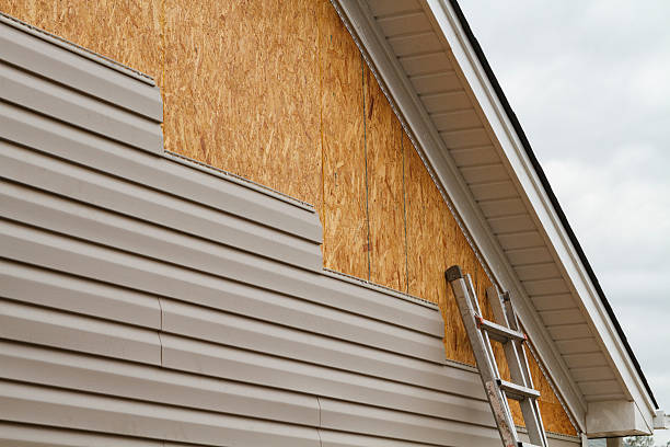 Professional Siding Contractor technician working in Lewisville, OH